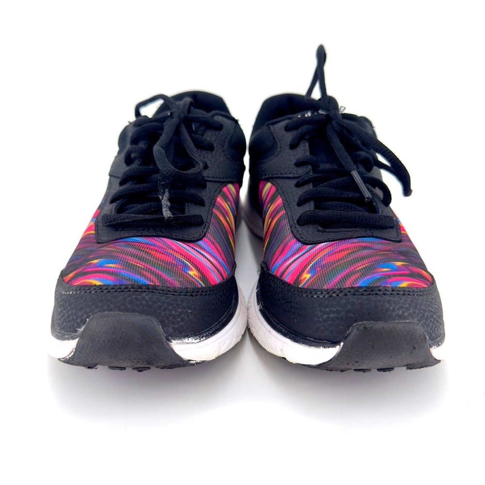 Ryka Women's Athletic Walking‎ Shoes Black Rainbow Mesh Comfort Size 7 - Picture 2 of 8